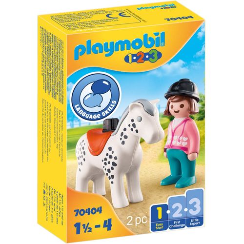 PLAYMOBIL JAHAČ S KONJEM 70404 slika 1