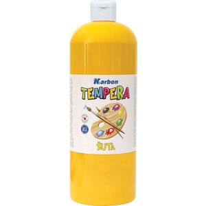 Tempera 1000ml boca KARBON žuta