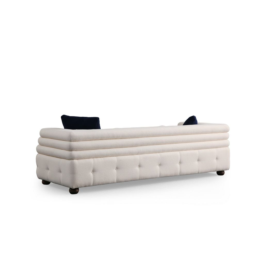 Boston 3 - Bijela 3-sjedalna Sofa slika 7