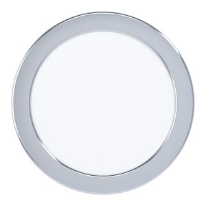 Eglo Fueva 5 ugradbena led, 10,5w, 1350lm, prom 166, ip44, bijela/krom/plastika 