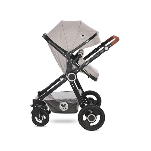 LORELLI ALEXA Kolica 2u1 Opaline Grey Elephants: Košara + Autosjedalica + Zimska Navlaka (0mj+) - (do 15kg/96cm) slika 6