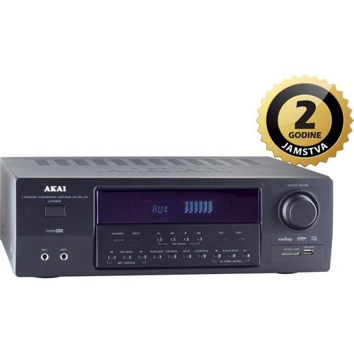 AKAI pojačalo, 5.1, 300W, FM, BT, SD, USB, WDF, daljinski, crni AS110RA-320 slika 1