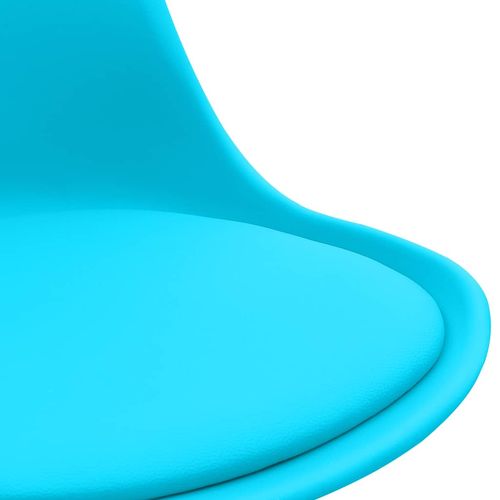 Uredske stolice od umjetne kože 2 kom plave slika 6