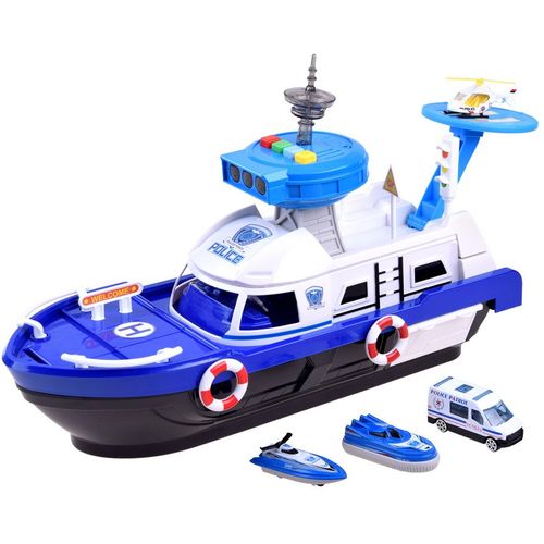 Veliki profesionalni policijski set sa brodom slika 10
