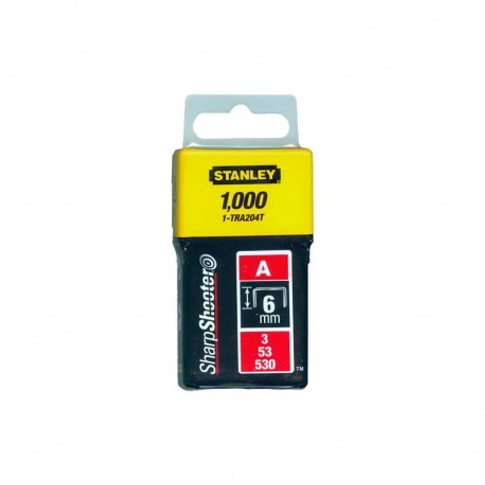 Stanley Klamerice Tip A (53) /1000kom - 6mm 1-TRA204T slika 1