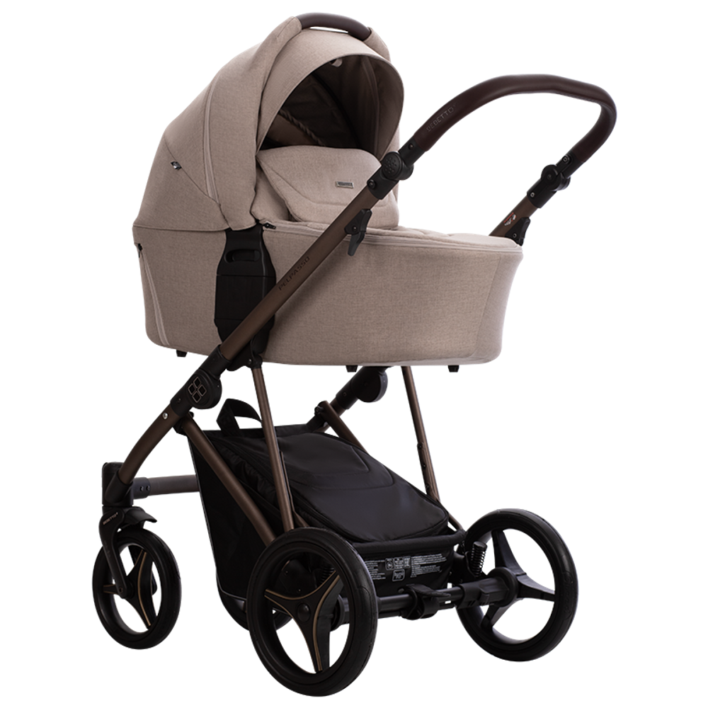 Bebetto Kolica za bebe Pelpasso - Set 2U1 01 Choco slika 2