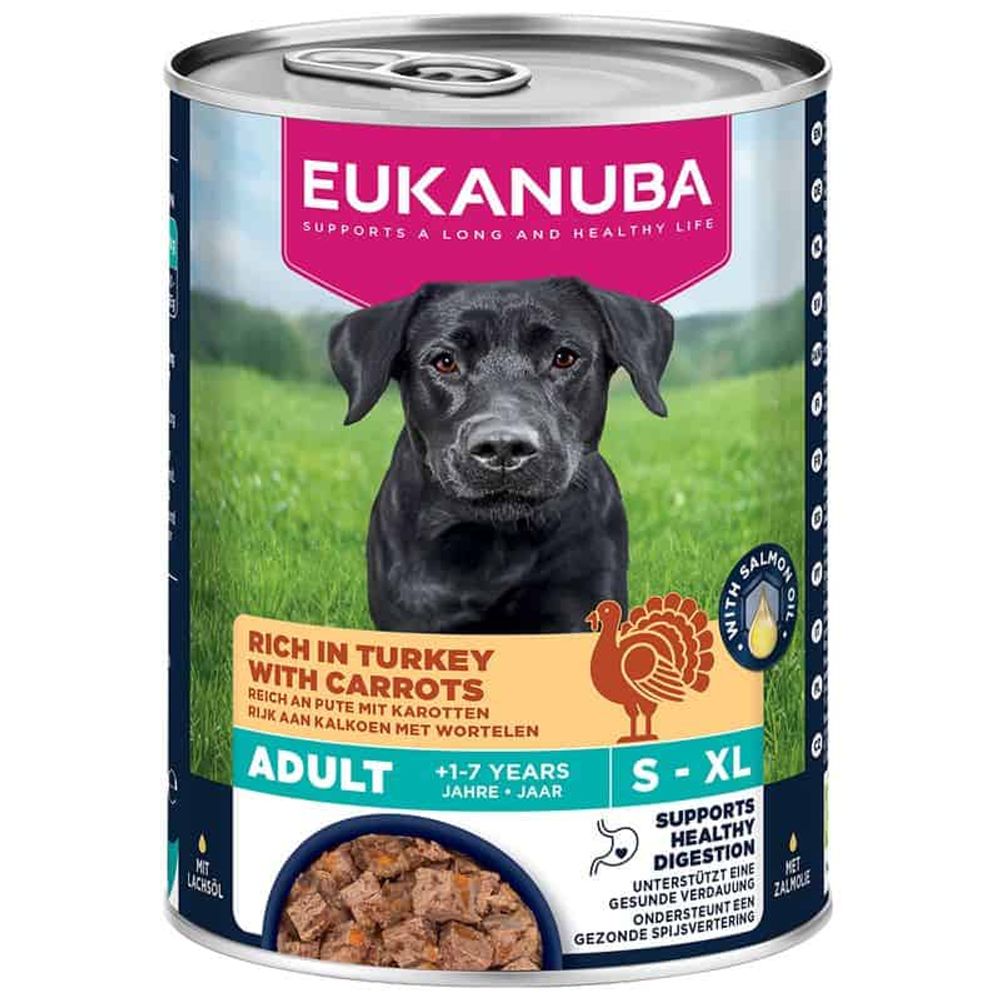 EUKANUBA Adult konzerva bogata puretinom i mrkvom slika 1