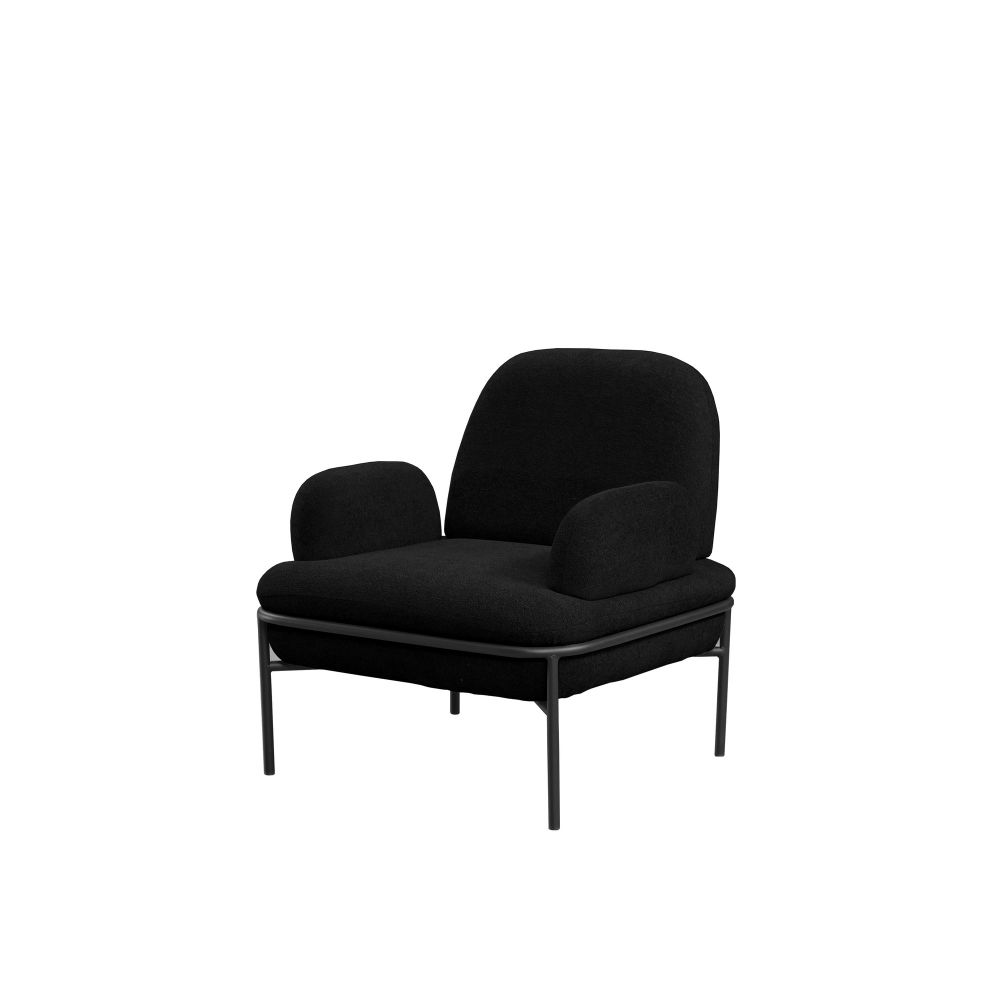 Wing Chair Aster - Crna boja slika 4