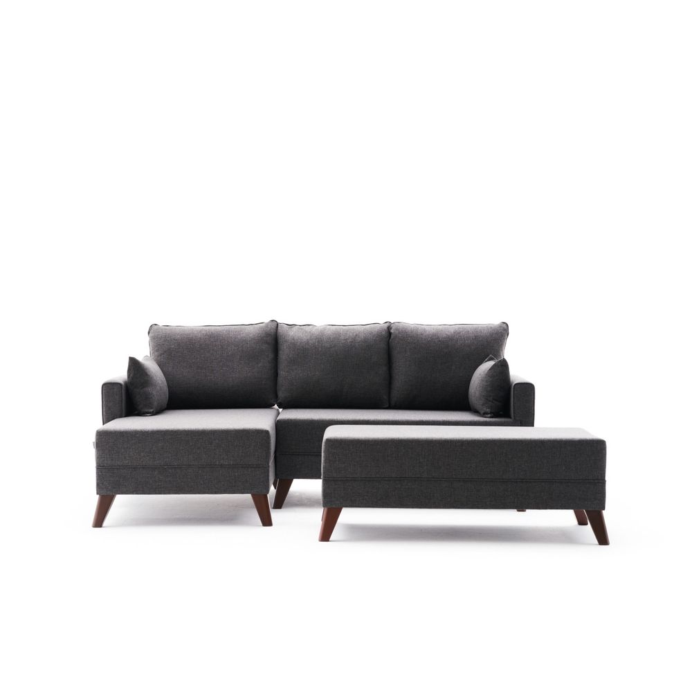 Bella Mini Kutna Sofa na Lijevo - Antracit slika 6