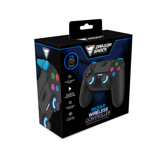 DRAGONSHOCK MIZAR WIRELESS CONTROLLER BLACK PS4, PC, MOBILE slika 4