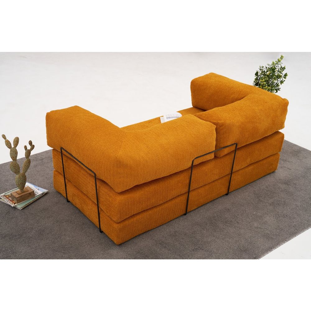 Comfort - Narandžasti Sofa za Tri Osobe slika 3