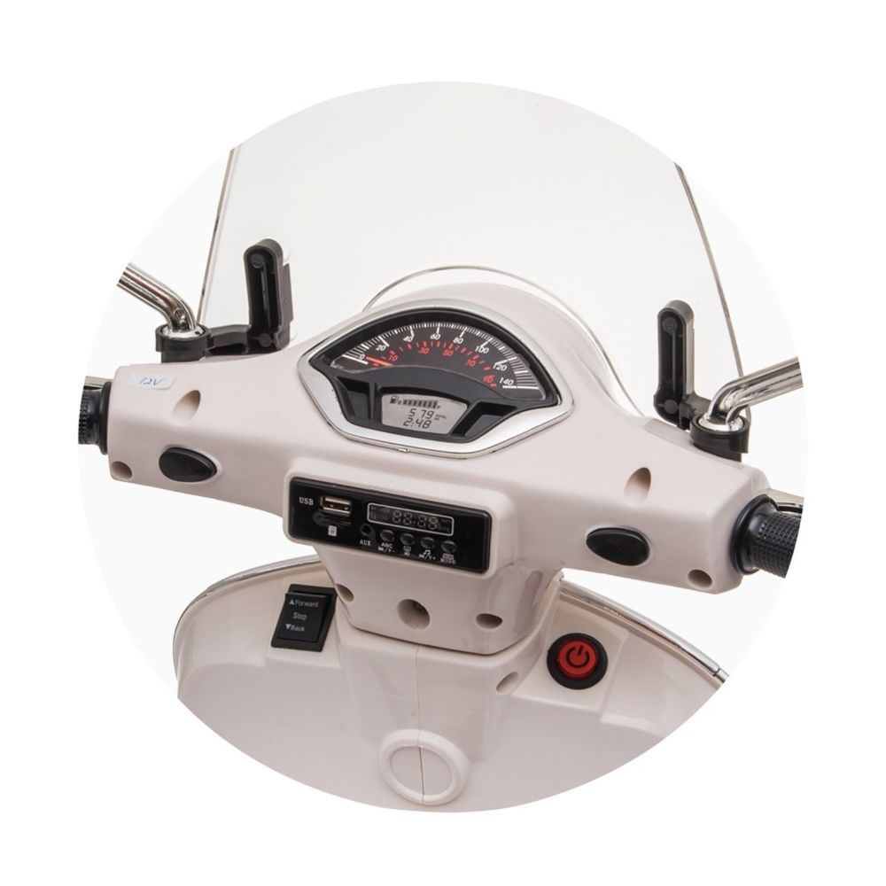 Chipolino Motor na akumulator Vespa GTS Super White ELMVE0252WH  slika 6