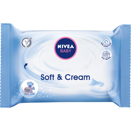 NIVEA Baby Soft&Cream maramice - putno pakiranje 20 komada slika 1