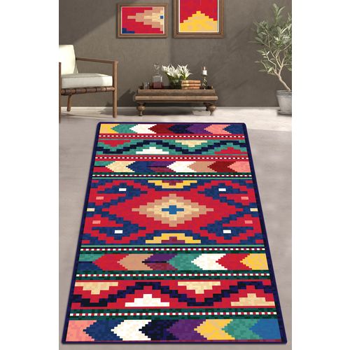 Ordo  - Cotton  Multicolor Hall Carpet (80 x 150) slika 1