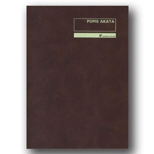 II-137/A POPIS AKATA; Knjiga 200 stranica, 25 x 35 cm