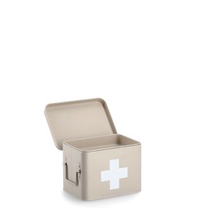 Zeller Kutija za prvu pomoć, metal, bež, 22,5 x 16,5 x 15,5 cm