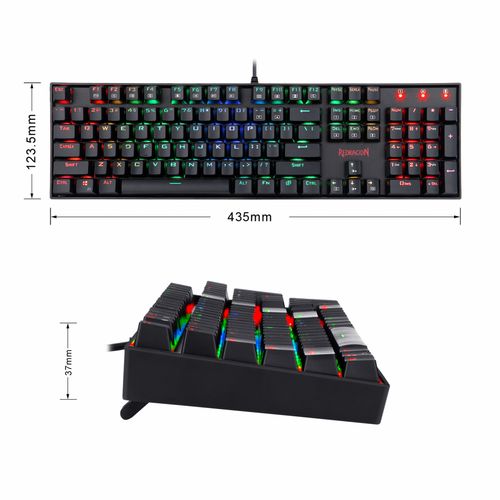 KEYBOARD - REDRAGON MITRA K551 RGB-1 MECHANICAL slika 3