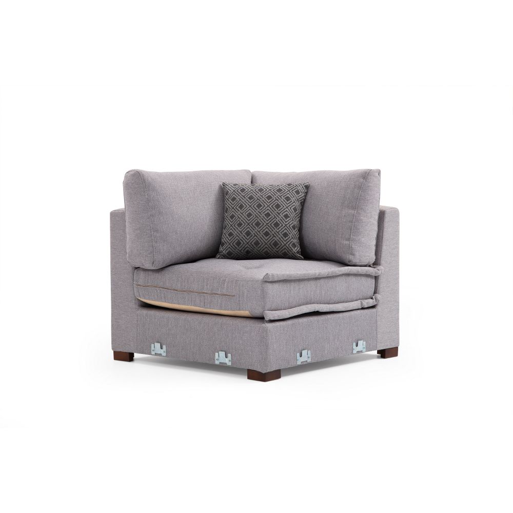 Lena Kutna Sofa - Svijetlo Siva slika 11