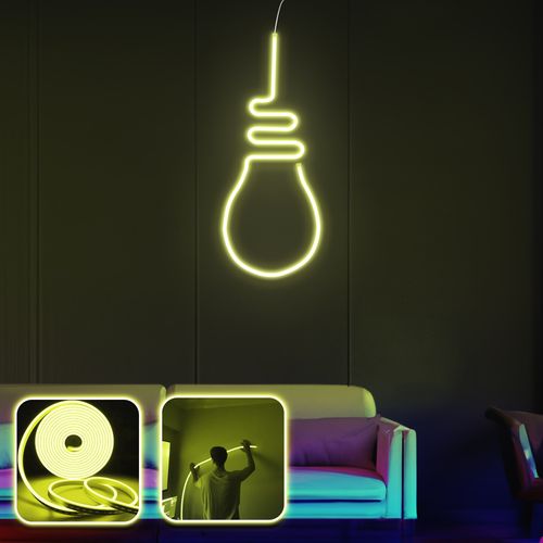 Opviq dekorativna zidna led svjetiljka, Bulb Light - Medium - Yellow slika 2
