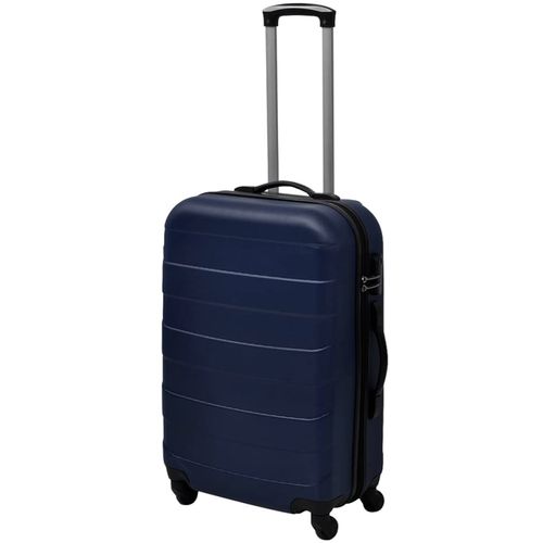 Trodijelni set čvrstih kovčega s kotačima plavi 45,5/55/66 cm slika 26