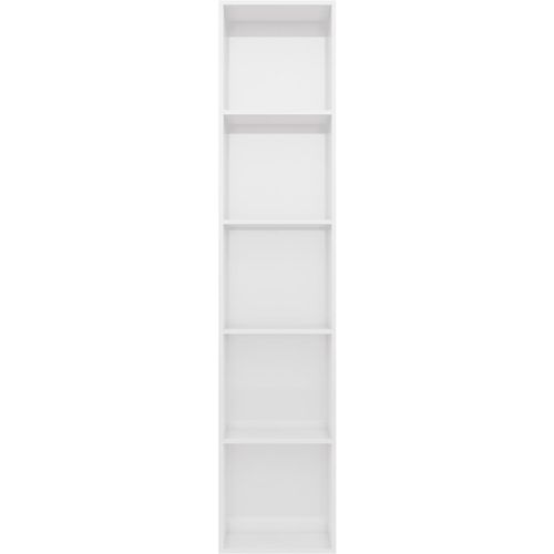 Ormarić za knjige sjajni bijeli 40x30x189 cm konstruirano drvo slika 27