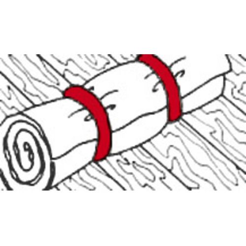 TRU COMPONENTS 697-330-Bag prianjajuća traka za povezivanje grip i mekana vunena tkanina (D x Š) 5000 mm x 20 mm crna 5 m slika 3