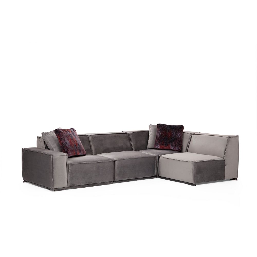 Lego Corner 6 (L1-O1-C-O1) Sivi Kutni Sofa slika 3