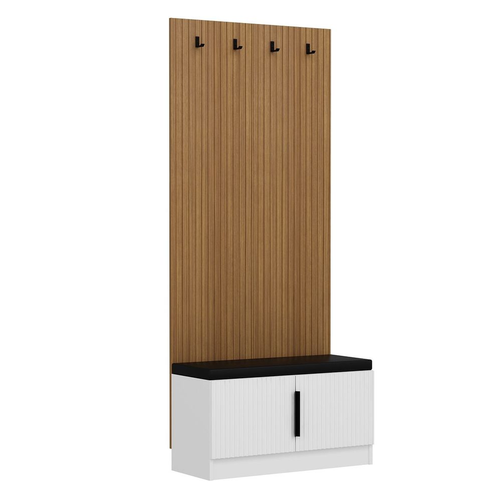 Hall stand Noah - 8323, bijela boja slika 5