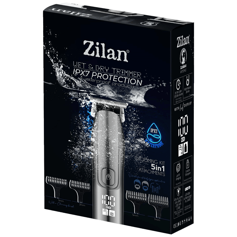 Zilan Aparat za šišanje, 5u1, IPX7 - ZLN8641 Okeanos slika 5