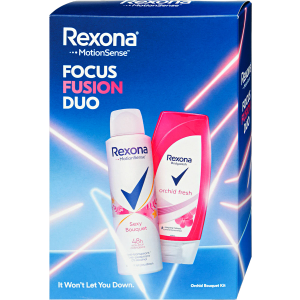 Rexona Poklon set Sexy (gel za tuširanje, dezodorans u spreju)