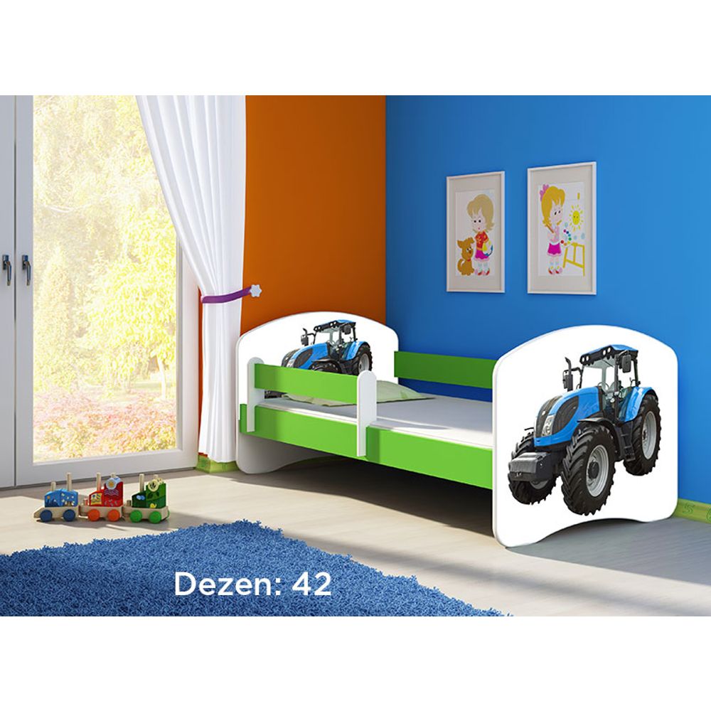 ACMA Dječiji krevet Acma II Green - 140x70cm - Dezen 42 slika 2