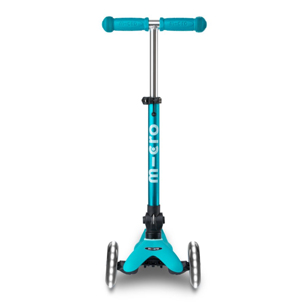 Micro Romobil Mini Deluxe Foldable LED, Aqua slika 2