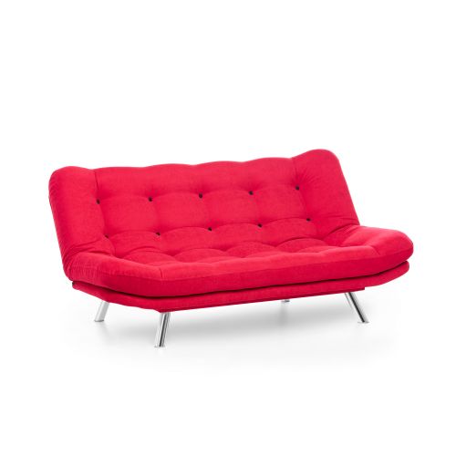 Misa Sofabed - Crvena trosed-sofa na razvlačenje slika 5