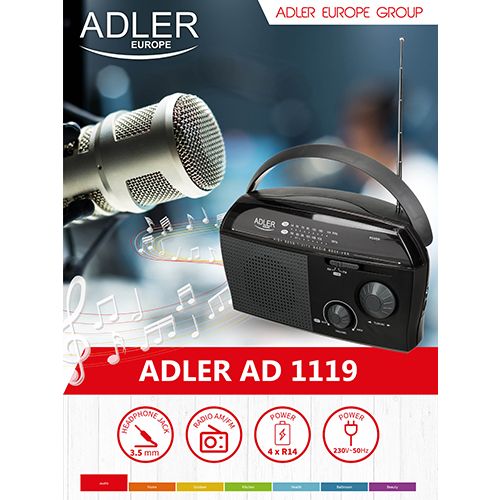 Adler AD1119 prijenosni radio slika 5