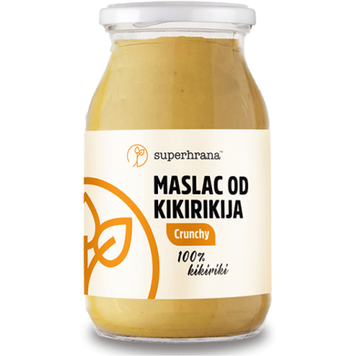 Maslac od kikirikija crunchy Superhrana 500g slika 1