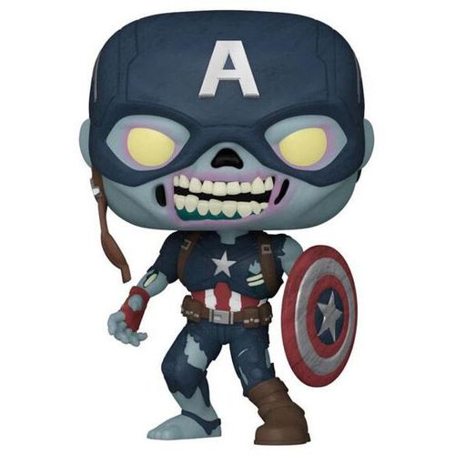 POP figure Marvel What If Zombie Captain America Exclusive 25cm slika 2