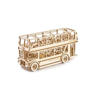 Wooden City 3D drvena maketa - Londonski autobus