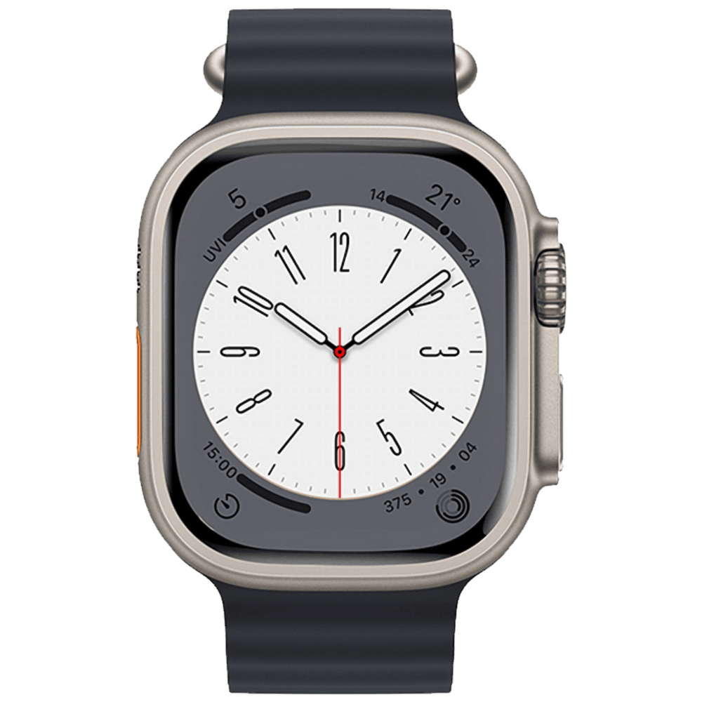 hoco. Silikonski remen za iWatch, 42/44/45/49mm, plava - iWatch WA12 Midnight Blue slika 3