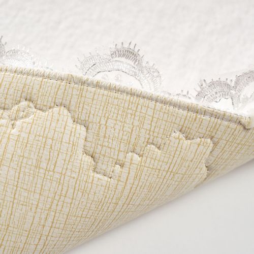 Viyana - Cream Cream Bathmat Set (2 Pieces) slika 3