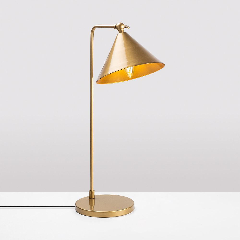 Konika - Zlatna Stolna Lampa 12266 slika 5