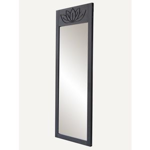 Lotus - Anthracite Anthracite Cheval Mirror