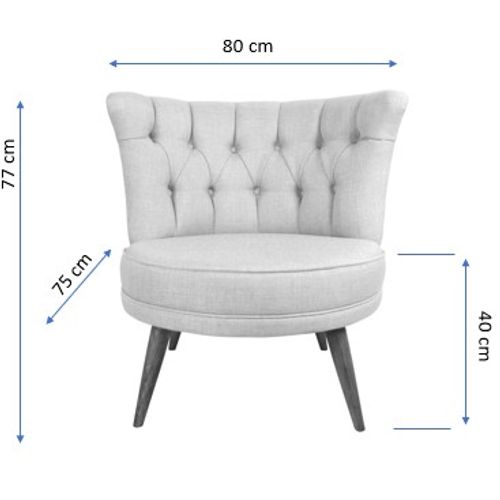 Richland - Cream Cream Wing Chair slika 3