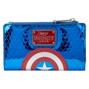 Loungefly Marvel Captain America metallic wallet