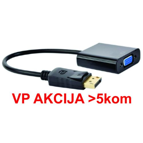 A-DPM-VGAF-03 ** Gembird DisplayPort to VGA adapter cable, BLACK (381) slika 5