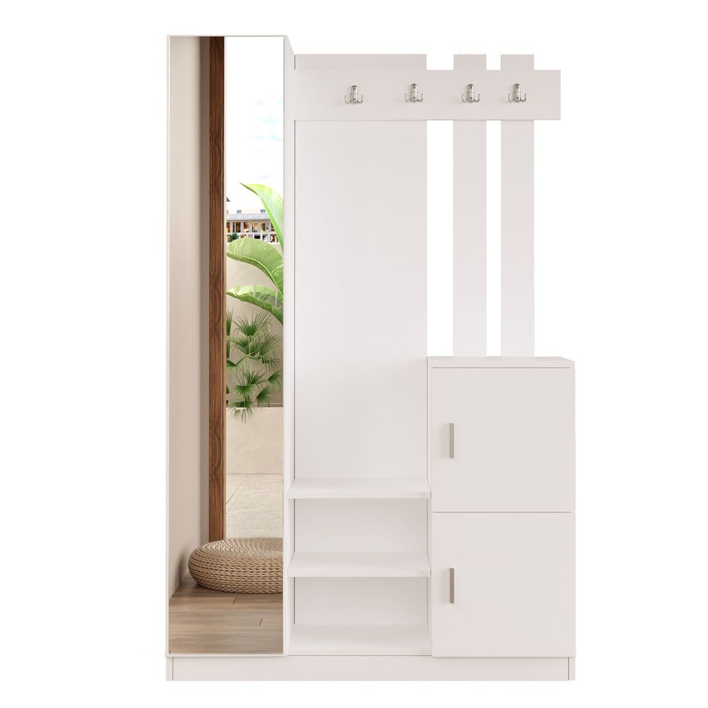 Hall Stand Dd7-W - Bijela slika 6