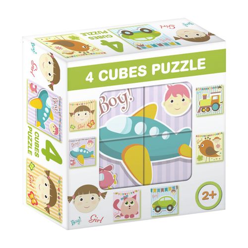 Puzzle / slagalice set od 4 kocki slika 4