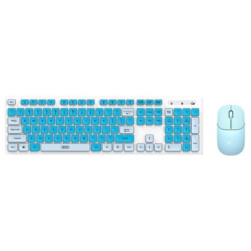 XO Bežična Tastatura i Miš KB-05 plava slika 1