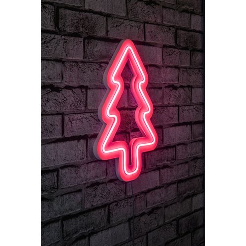 Wallity Ukrasna plastična LED rasvjeta, Christmas Pine - Pink slika 11