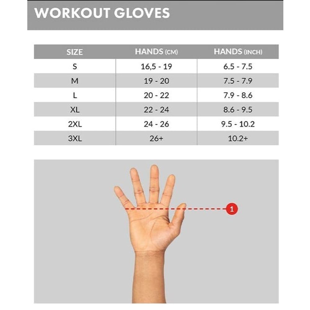 Gorilla Wear MITCHELL Rukavice za trening, Crno/Crvene slika 3
