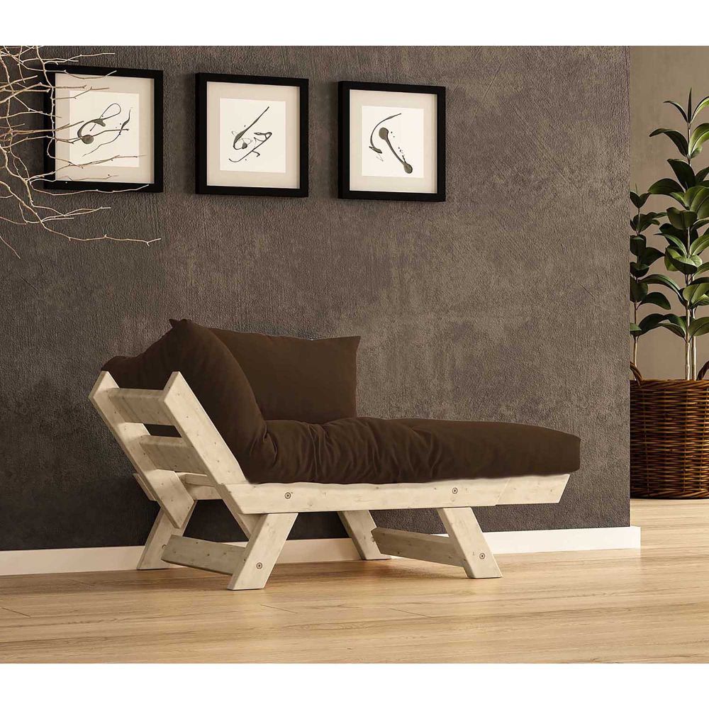 Jednosjed sofa za baštu CPT8144-140, prirodna smeđa boja slika 2